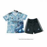 Camiseta Real Madrid Dragon Nino 25-26 Azul