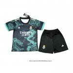 Camiseta Real Madrid Dragon Nino 25-26 Negro