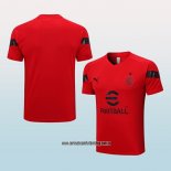 Camiseta de Entrenamiento AC Milan 22-23 Rojo