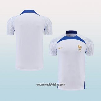 Camiseta de Entrenamiento Francia 22-23 Blanco