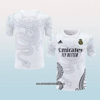 Camiseta de Entrenamiento Real Madrid Dragon 24-25 Blanco