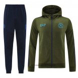 Chandal con Capucha del Napoli 24-25 Verde