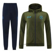 Chandal con Capucha del Napoli 24-25 Verde