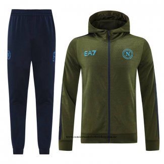 Chandal con Capucha del Napoli 24-25 Verde