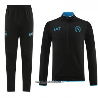 Chandal de Chaqueta del Napoli 23-24 Negro