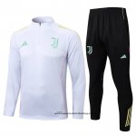 Chandal de Sudadera del Juventus Nino 25-26 Blanco