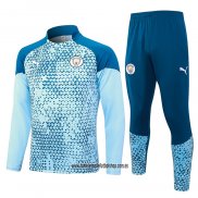 Chandal de Sudadera del Manchester City 23-24 Azul