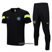 Chandal del Manchester City 22-23 Manga Corta Negro