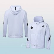 Chaqueta con Capucha del Ajax 25-26 Blanco