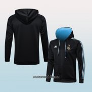 Chaqueta con Capucha del Argentina 22-23 Negro