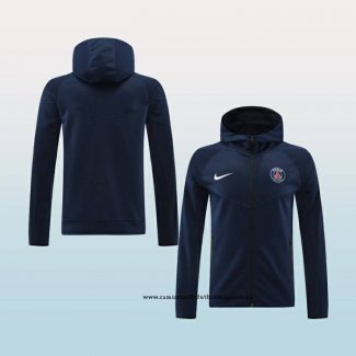 Chaqueta con Capucha del Paris Saint-Germain 24-25 Azul