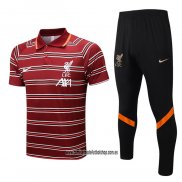 Conjunto Polo del Liverpool 22-23 Rojo