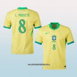 Jugador Primera Camiseta Brasil L.Paqueta 2024