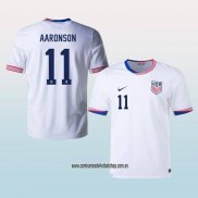 Jugador Primera Camiseta Estados Unidos AAronson 2024