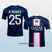 Jugador Primera Camiseta Paris Saint-Germain N.Mendes 22-23