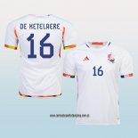 Jugador Segunda Camiseta Belgica De Ketelaere 2022