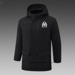 Olympique Marsella 24-25 Negro Chaqueta Invierno del