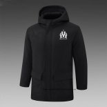 Olympique Marsella 24-25 Negro Chaqueta Invierno del