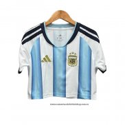 Primera Camiseta Argentina Mujer Corta 2026