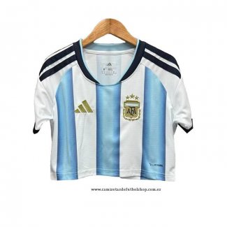 Primera Camiseta Argentina Mujer Corta 2026