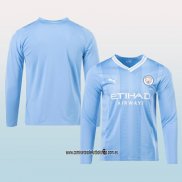 Primera Camiseta Manchester City 23-24 Manga Larga