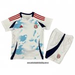 Segunda Camiseta Costa Rica Nino 2024