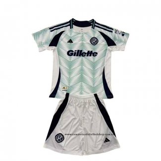 Segunda Camiseta New England Revolution Nino 2025