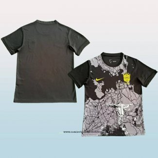 Camiseta Brasil Jesus 25-26 Negro Gris Tailandia