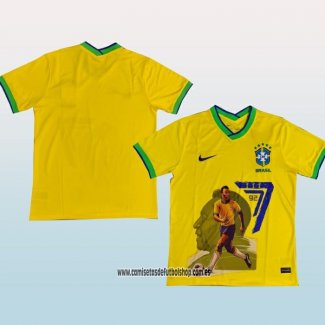 Camiseta Brasil Special Pele 2022 Amarillo Tailandia