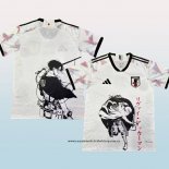 Camiseta Japon Anime Attack On Titan 24-25 Blanco Tailandia