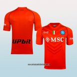 Camiseta Napoli Portero 23-24 Naranja Tailandia