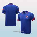 Camiseta Polo del Atletico Madrid 22-23 Azul