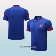 Camiseta Polo del Atletico Madrid 22-23 Azul