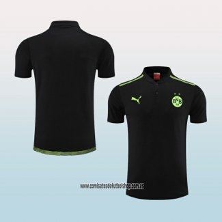 Camiseta Polo del Borussia Dortmund 22-23 Negro