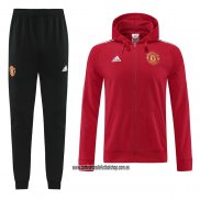 Chandal con Capucha del Manchester United 22-23 Rojo