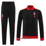 Chandal de Chaqueta del AC Milan 23-24 Negro