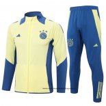 Chandal de Chaqueta del Ajax Nino 24-25 Amarillo