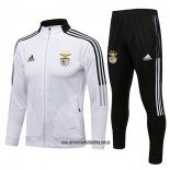 Chandal de Chaqueta del Benfica 21-22 Blanco