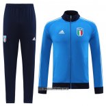 Chandal de Chaqueta del Italia 2022 Azul y Negro