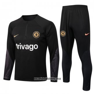 Chandal de Sudadera del Chelsea 22-23 Negro