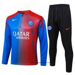 Chandal de Sudadera del Paris Saint-Germain 25-26 Azul Rojo