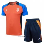 Chandal del Juventus 24-25 Manga Corta Naranja - Pantalon Corto