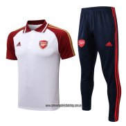 Conjunto Polo del Arsenal 22-23 Blanco