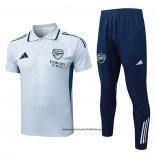Conjunto Polo del Arsenal 25-26 Gris