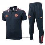 Conjunto Polo del Bayern Munich 25-26 Gris Naranja