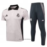 Conjunto Polo del Real Madrid 24-25 Rosa Claro