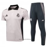 Conjunto Polo del Real Madrid 24-25 Rosa Claro