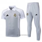 Conjunto Polo del Real Madrid 25-26 Gris
