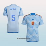 Jugador Segunda Camiseta Espana Sergio 2022