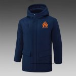 Olympique Marsella 24-25 Azul Chaqueta Invierno del